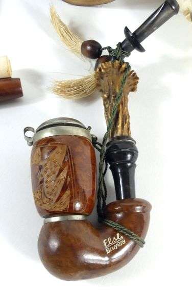 ANTIQUE PIPES & CIGARETTE HOLDERS