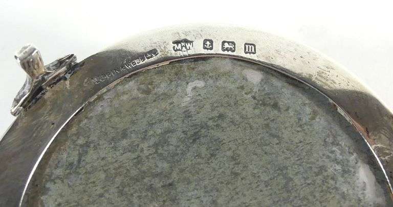 ANTIQUE STERLING JEWELLERY BOX