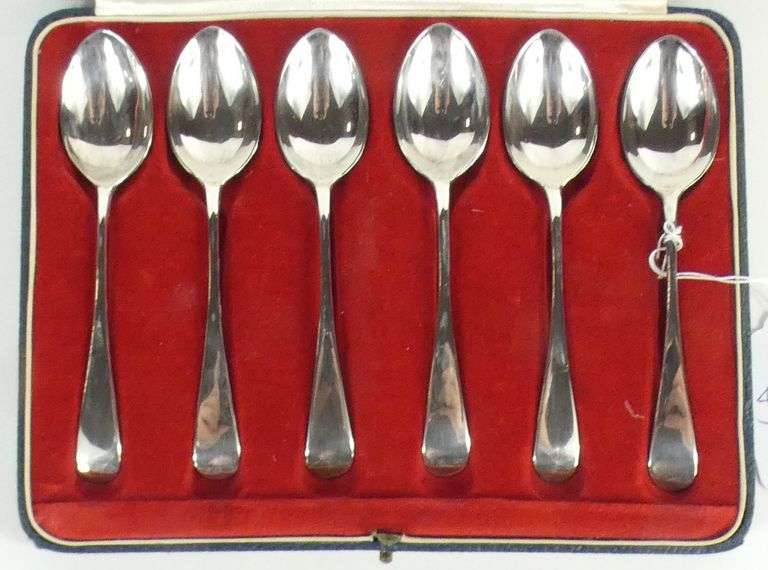 SET ENGLISH STERLING TEASPOONS