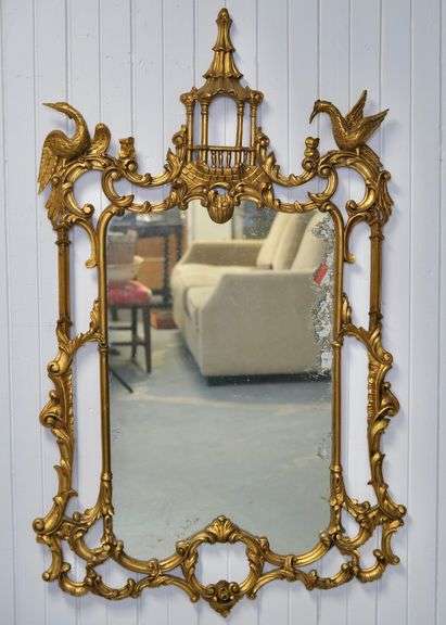 CHIPPENDALE STYLE MIRROR