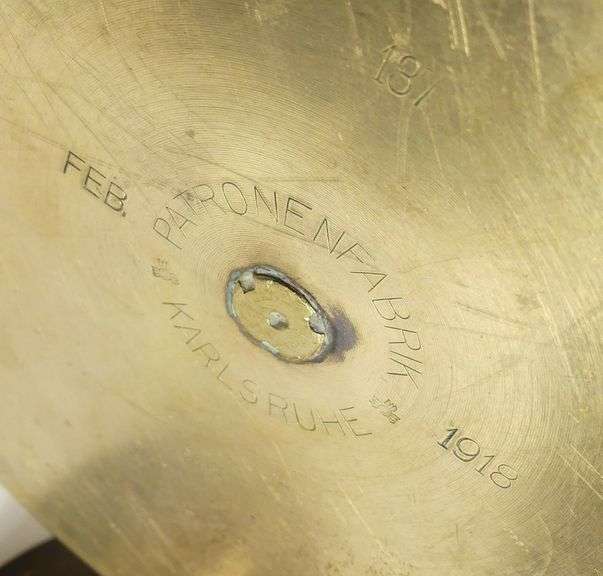 TRENCH ART FROM THE H.M.S. BIARRITZ