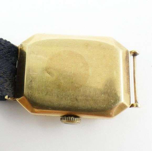 COLLECTOR'S OMEGA ART DECO GOLD WATCH