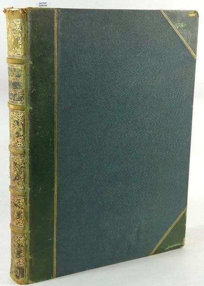 1851 ILLUSTRATED LEATHER BOUND ART JOURNAL