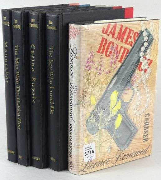 FIVE JAMES BOND NOVELS