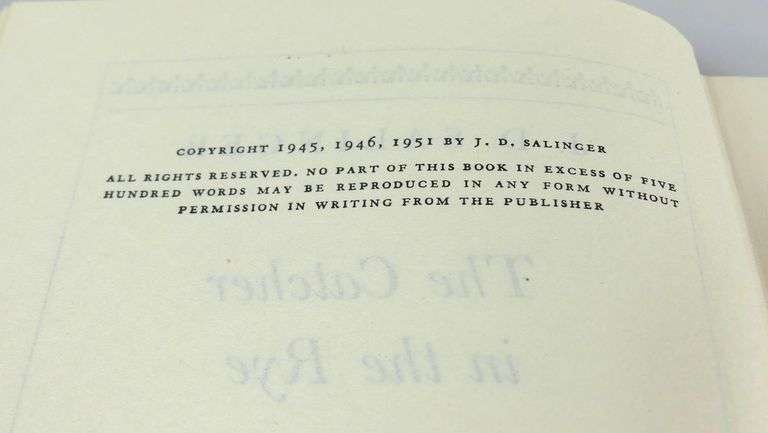THE CATCHER IN THE RYE BY J.D. SALINGER