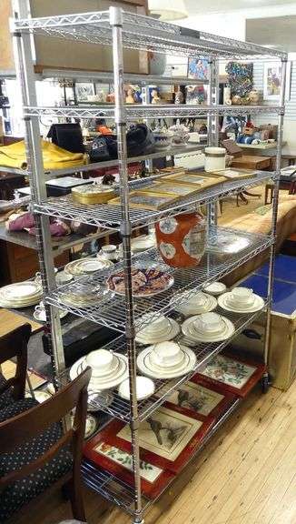 PORTABLE ALUMINUM SHELF UNIT