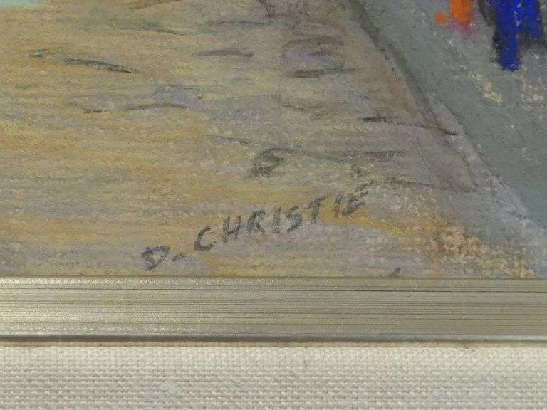 FRAMED "CHURCH" PASTEL