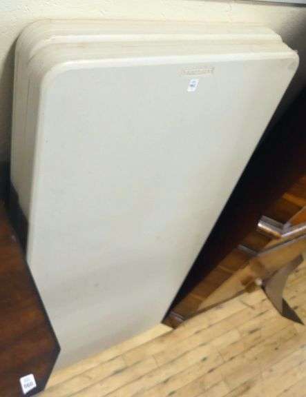 TWO FOLDING TABLES