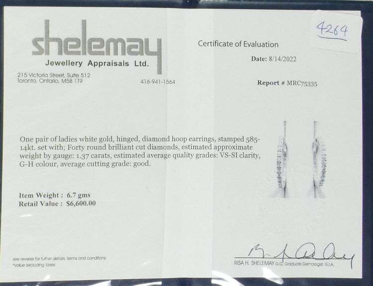 DIAMOND HOOP EARRINGS