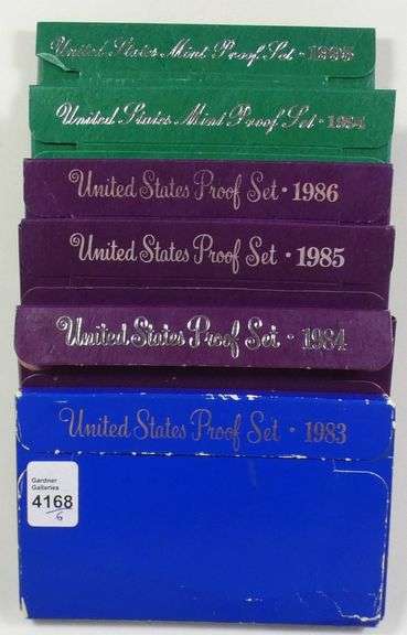 6 U.S. MINT SETS