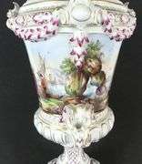 IMPRESSIVE ANTIQUE PORCELAIN URN