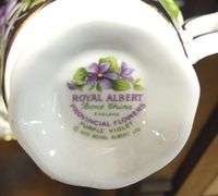 ROYAL ALBERT "PROVINCIAL FLOWERS" CUPS AND SAUCERS