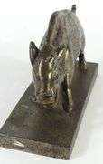 BRONZE BOAR FIGURINE