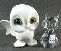 OWL FIGURINE & PAPERWEIGHT