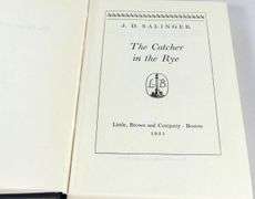THE CATCHER IN THE RYE BY J.D. SALINGER