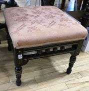 TWO FOOTSTOOLS