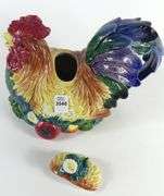 RARE FITZ & FLOYD TEAPOT