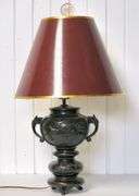 JAPANESE BRONZE LAMP