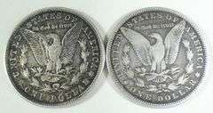 2 U.S. SILVER DOLLARS