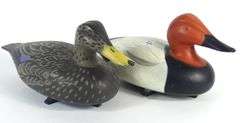 TWO 1967 DUCK DECOYS