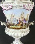 IMPRESSIVE ANTIQUE PORCELAIN URN