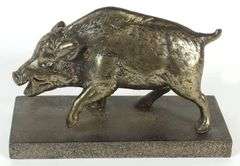 BRONZE BOAR FIGURINE