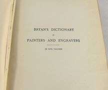 BRYAN'S DICTIONARY OF PAINTERS AND ENGRAVERS