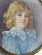 VICTORIAN ERA MINIATURE PORTRAIT OIL