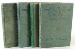 SET OF FOUR MINIATURE ENGLISH LANGUAGE VOLUMES