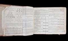 RARE 1802 MUSIC BOOK BY SAMUEL HOLYOKE