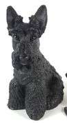 SCOTTIE DOORSTOP & FIGURINE