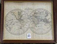 FOUR FRAMED ANTIQUE MAPS