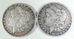 2 U.S. SILVER DOLLARS