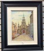 FRAMED "CHURCH" PASTEL