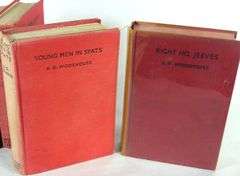 NINE P.G. WODEHOUSE VOLUMES