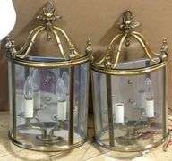 BOX LOT OF LAMPS, ETC.