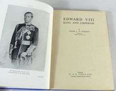 EDWARD VIII KING AND EMPEROR