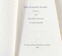 THE STANLEY PLANE: A HISTORY AND DESCRIPTIVE INVENTORY