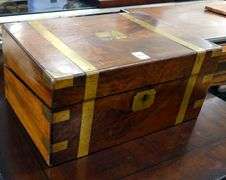 ANTIQUE ROSEWOOD LAP DESK