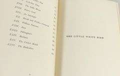 THE LITTLE WHITE BIRD OR ADVENTURES IN KENSINGTON GARDENS BY J.M. BARRIE