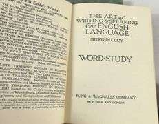 SET OF FOUR MINIATURE ENGLISH LANGUAGE VOLUMES