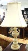 ONYX AND ALABASTER TABLE LAMPS