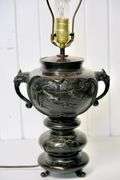 JAPANESE BRONZE LAMP