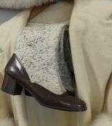 FUR STOLE, COAT AND BOOTS