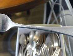 BIRKS REGENCY PLATE "OLD ENGLISH" FLATWARE