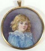 VICTORIAN ERA MINIATURE PORTRAIT OIL
