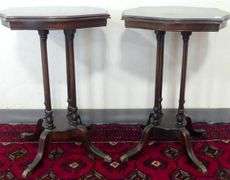 PAIR BAETZ BROS. END TABLES