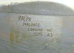 TWO SIGNED DUCK DECOYS