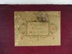 UNIVERSAL CLASSIC MANUSCRIPTS