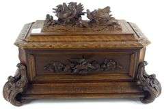 EXQUISITE ANTIQUE CARVED BOX